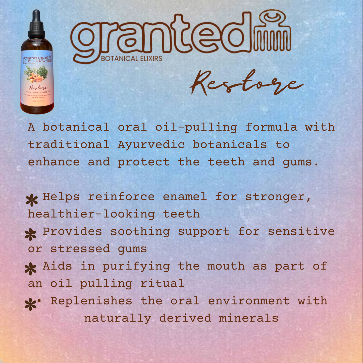 Restore Herbal Pulling Oil