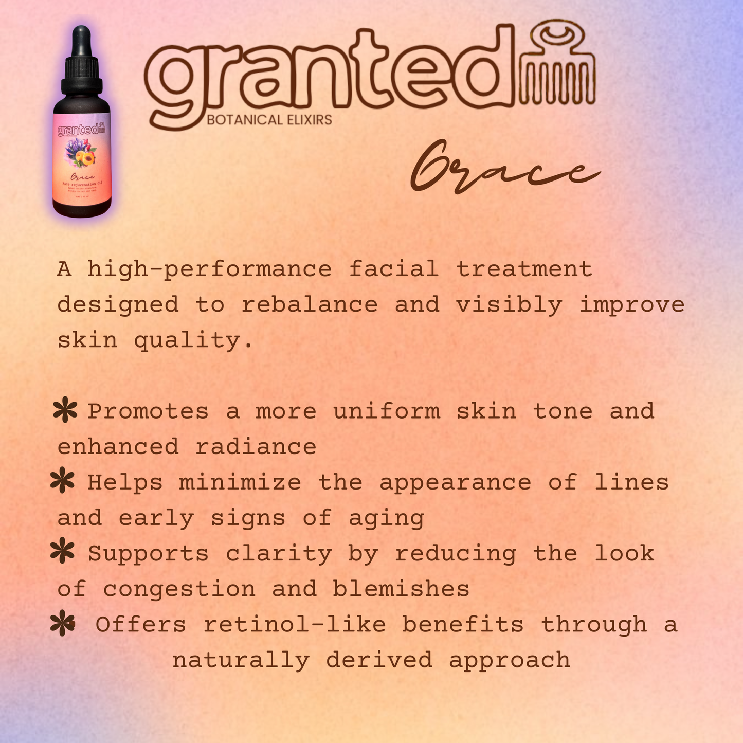 Grace Rejuvenation Face Oil