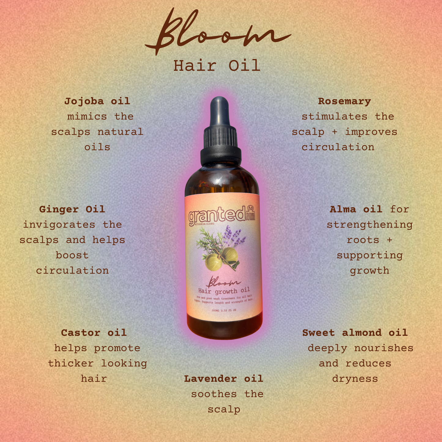 Bloom Hair Growth Oil